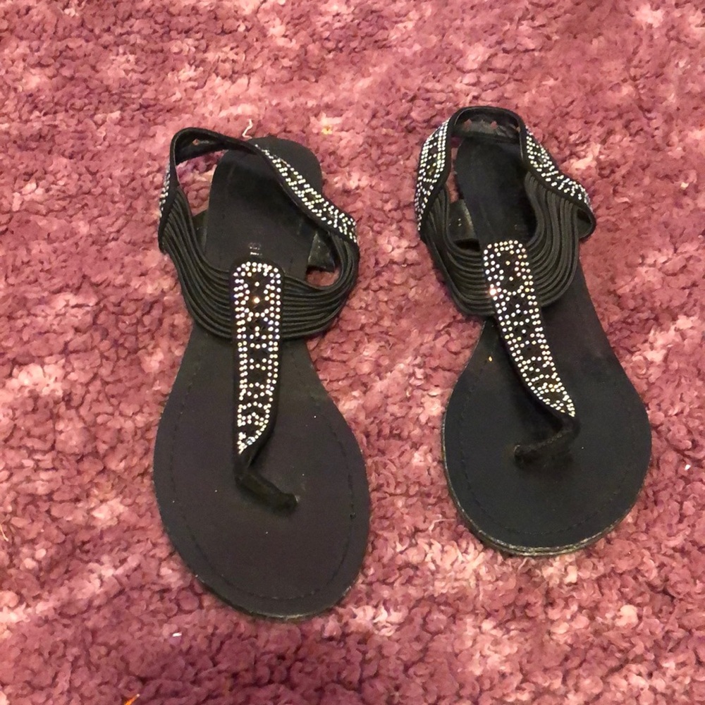 Black sandals